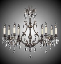 American Brass & Crystal IL9671-2-A-01G-PI - Eight Light Island Pendant